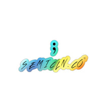 Load image into Gallery viewer, Semicln.co Holographic Die-cut Stickers