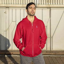 Load image into Gallery viewer, Multi-Colored Semicln Zip-Up Hoodie
