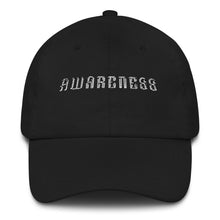 Load image into Gallery viewer, Awareness Black &amp; Silver Dad Hat
