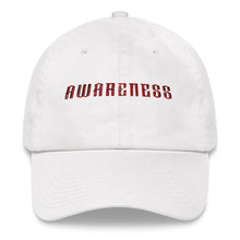 Load image into Gallery viewer, Awareness White &amp; Red Dad Hat
