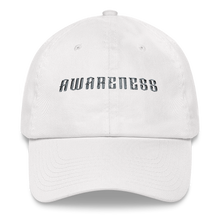 Load image into Gallery viewer, Awareness White &amp; Gray Dad Hat
